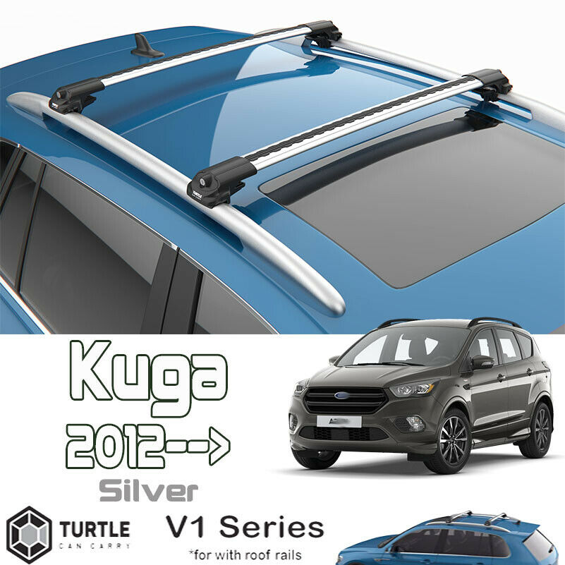 Ford Kuga Roof Rack Cross Bars Air I silver Color Ford Kuga Roof Rack Cross Bars Air I silver Color